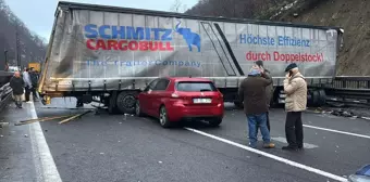 Bolu Dağı Tüneli’nde makas kazası! İstanbul yönü ulaşıma kapatıldı