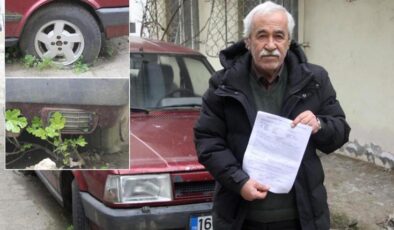 Emekli öğretmen, 17 yıldır aracını yerinden oynatamıyor