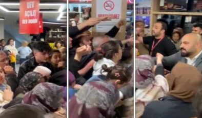 İndirimi duyan mağazaya akın etti! Pes dedirten arbede