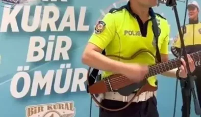 Kahramanmaraş’ta Trafik Polisi’nden Müzikal Farkındalık Etkinliği